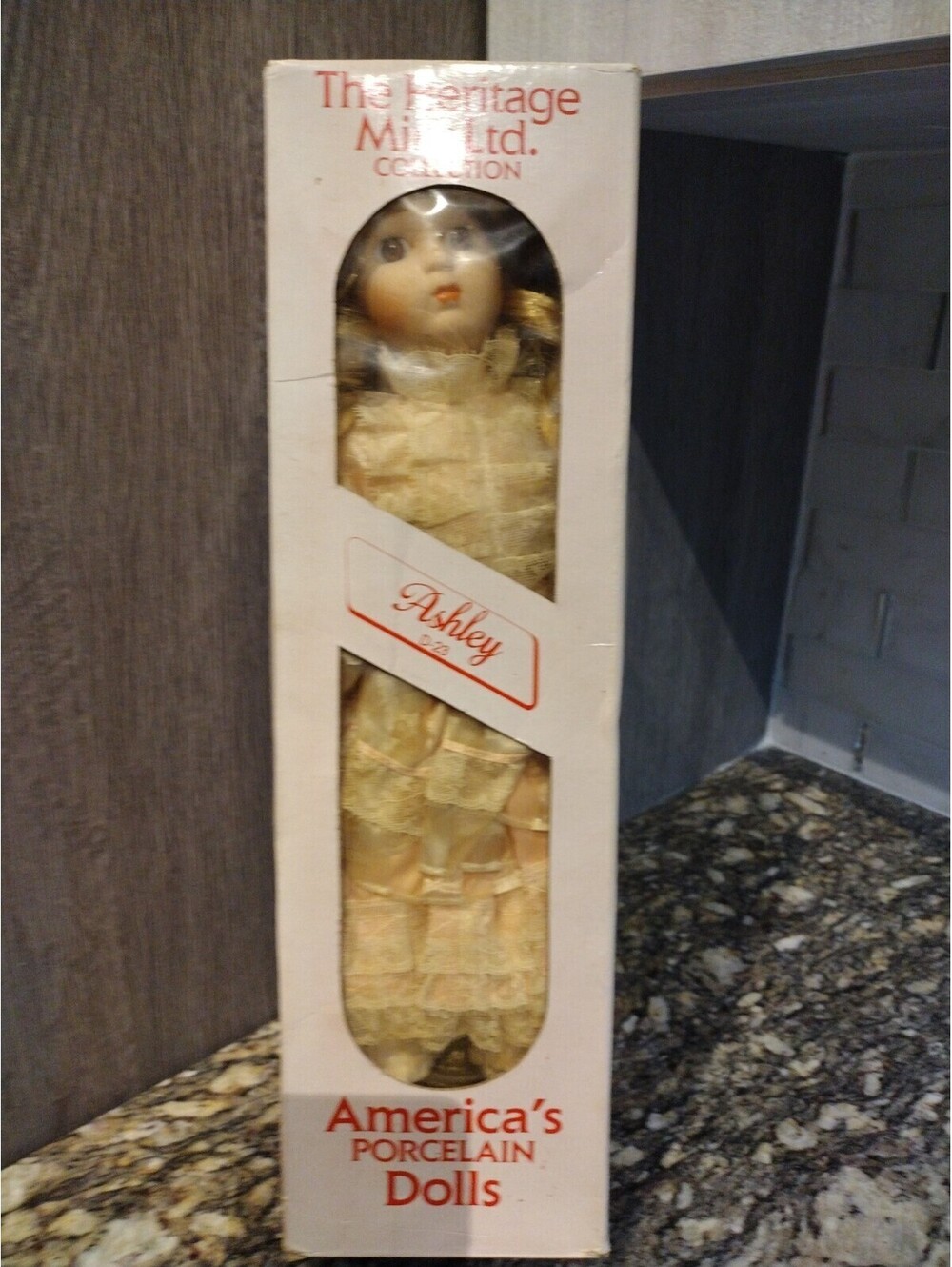 The Heritage Mint Ltd Collection Porcelain Ashley Doll 16" Tall New Unopened Box